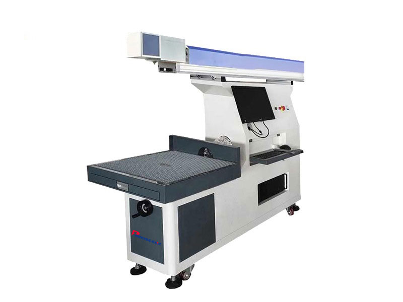 آلة وضع علامة ليزر كبيرة من تنسيق ثاني أكسيد الكربون للورق ، وقطع الجلود