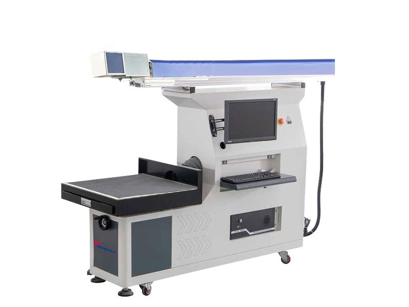 آلة وضع علامة ليزر كبيرة من تنسيق ثاني أكسيد الكربون للورق ، وقطع الجلود