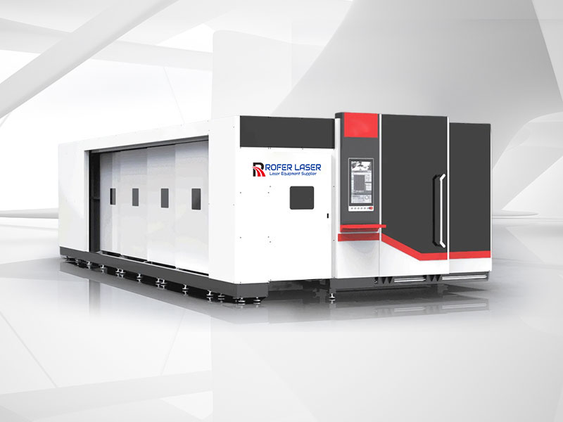 صفيحة حاوية الحماية وآلة قطع الليزر الأنبوبية