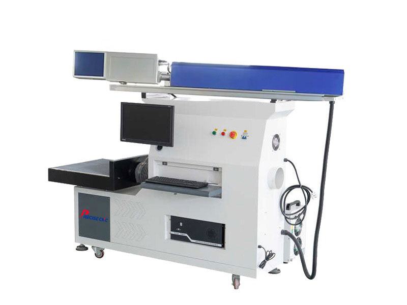 آلة وضع علامة ليزر كبيرة من تنسيق ثاني أكسيد الكربون للورق ، وقطع الجلود