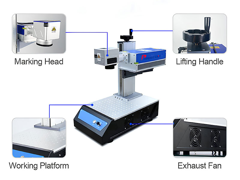 3W 5W 10W Hot Belling Mini Type Type UV Laser Wark Machine