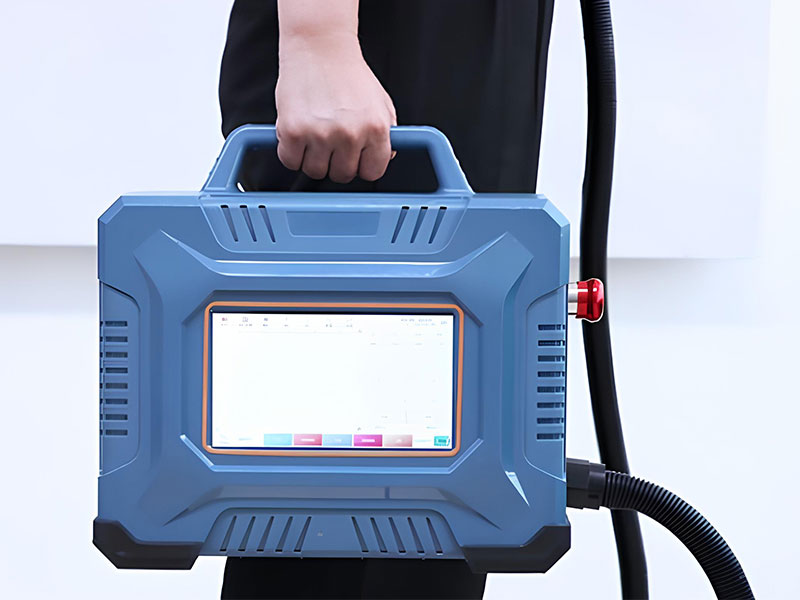 20W 30W 50W مكونة علامة ليزر محمولة محمولة لعلامة المعادن