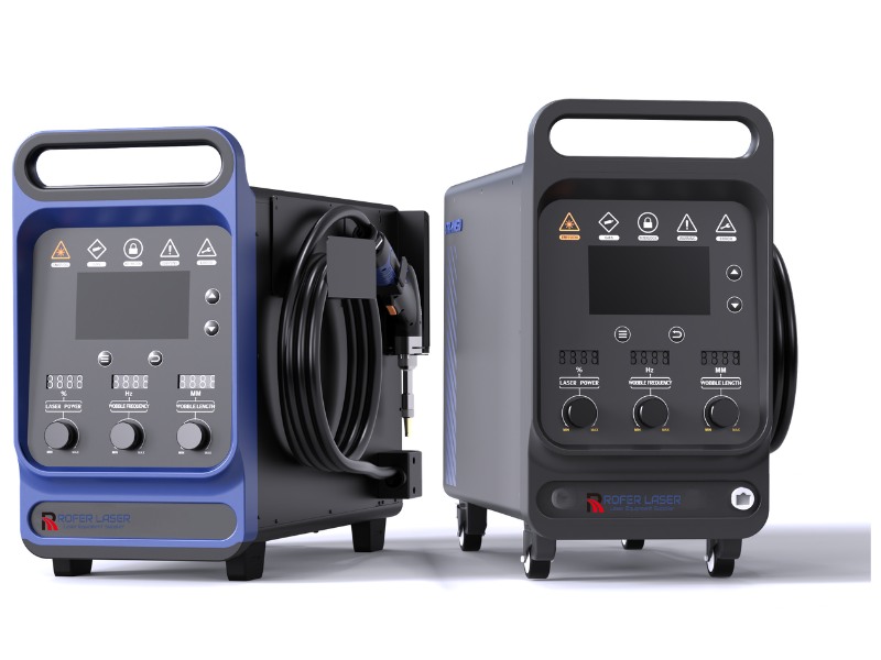 700 واط 900 واط 1200 واط 1500 واط 2000 واط 3000 واط آلة لحام الليزر المحمولة مع غاز التبريد