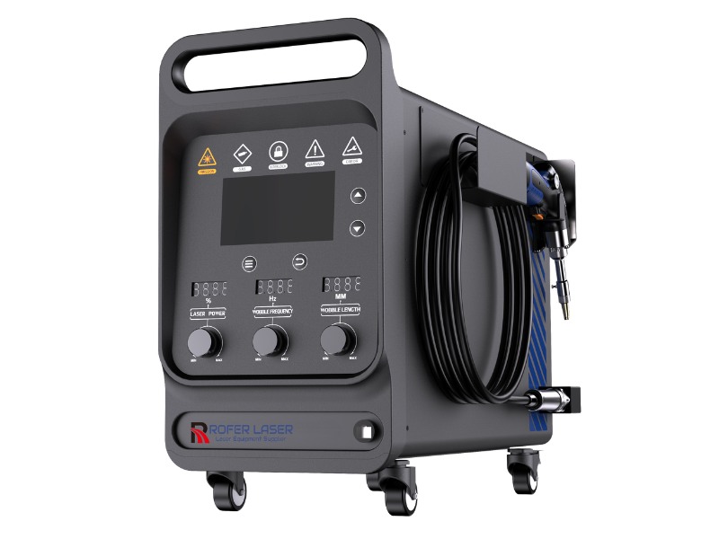 700 واط 900 واط 1200 واط 1500 واط 2000 واط 3000 واط آلة لحام الليزر المحمولة مع غاز التبريد